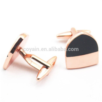 Bulk Cheap Shield Shape Enamel Copper Cufflinks